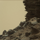 A hillside outcrop with layered rocks. (Image: NASA/JPL-Caltech/MSSS)